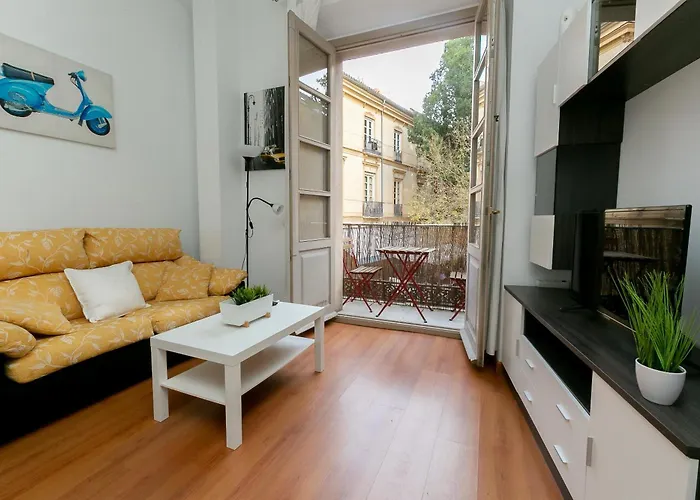 Loft Con Balcon En El Centro Historico De Lägenhet Málaga